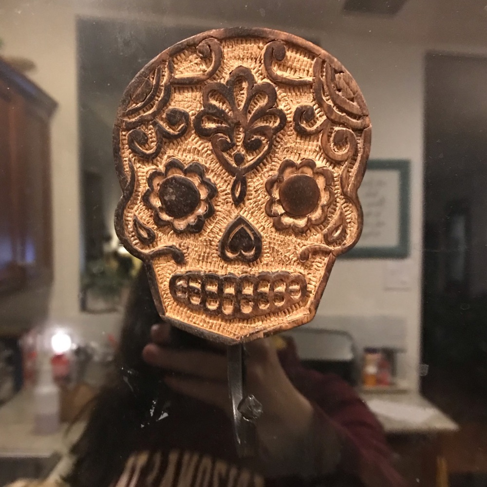 Day of The Dead / Dia de Los Muertos Skull Wall Hook